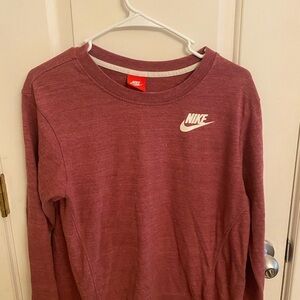 Nike Womens Maroon Sweatshirt